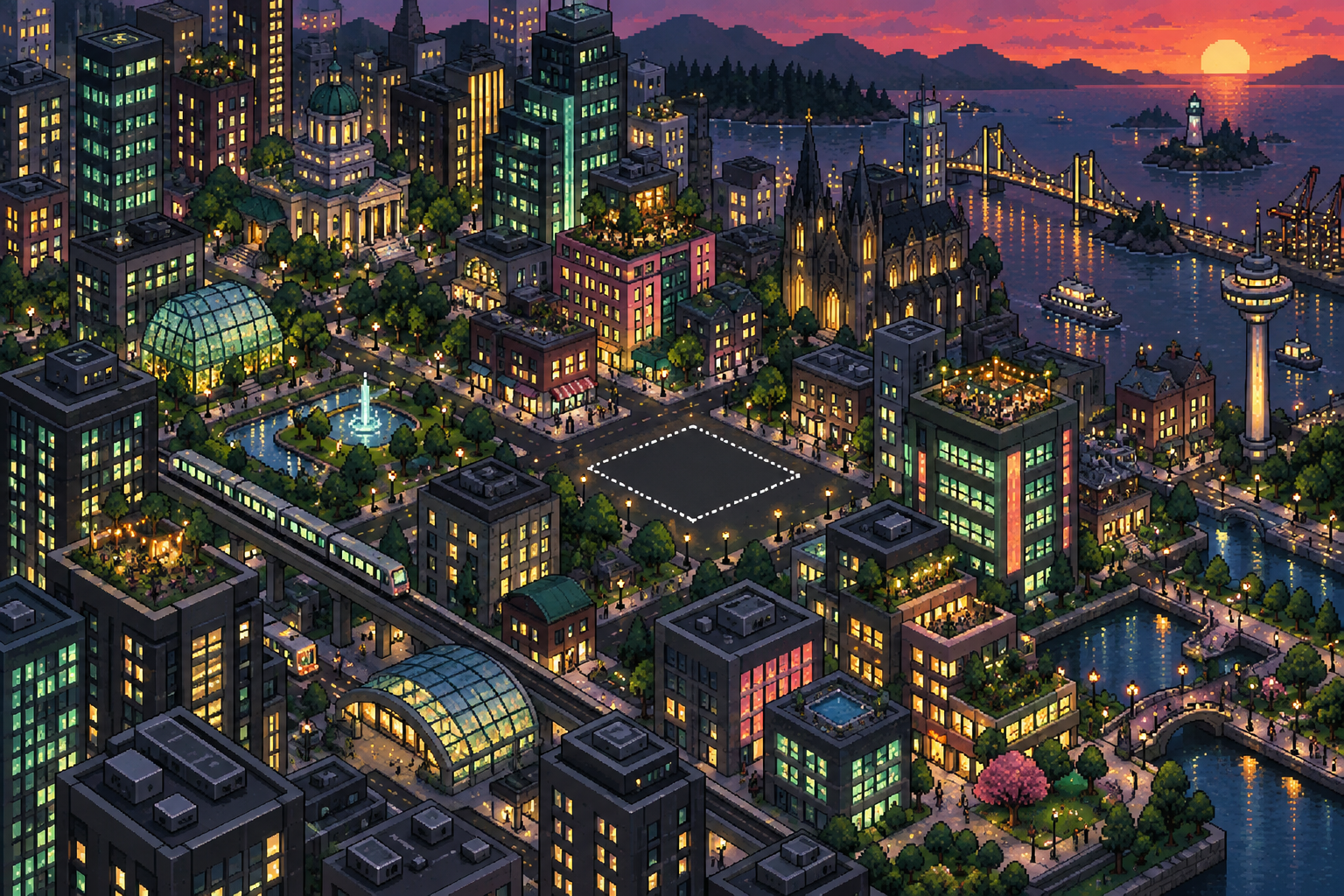 One Pixel City preview